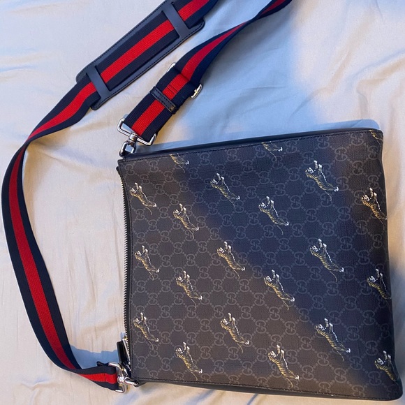 Gucci GG black messenger - Picture 3 of 8